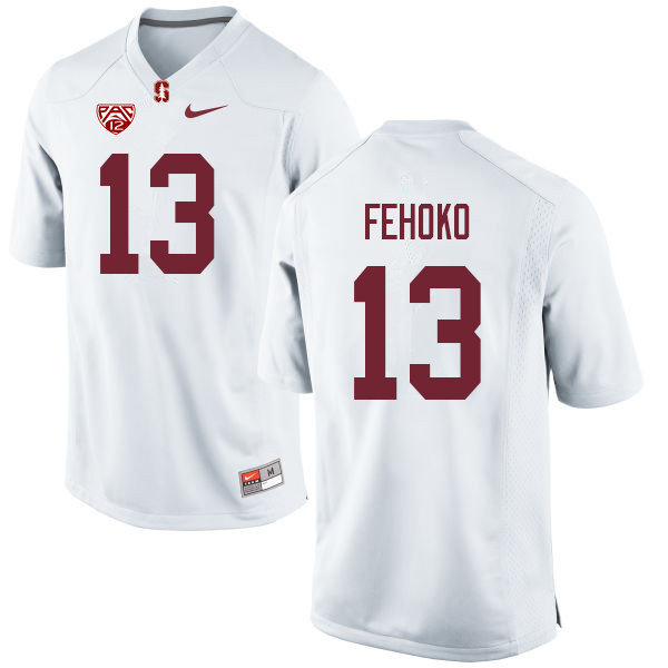 Men #13 Simi Fehoko Stanford Cardinal College Football Jerseys Sale-White - Click Image to Close